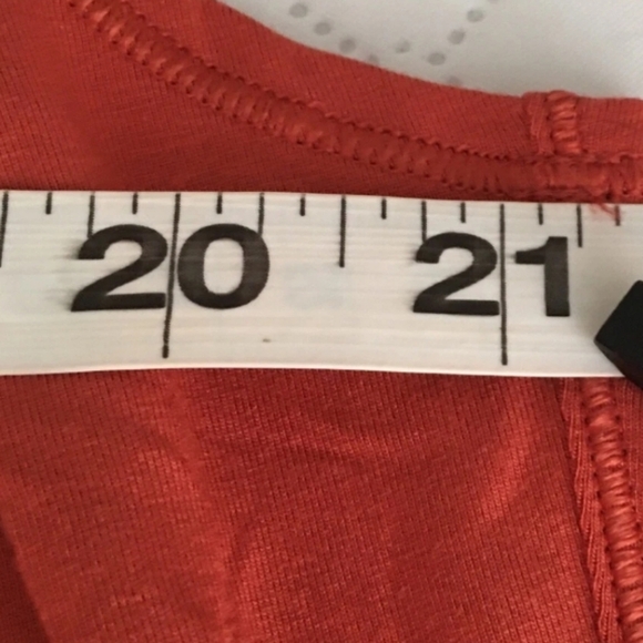 Lululemon Modal Pleated Sleeveless Sz 8 Tank Top Terracotte Nwt - Picture 9 of 10